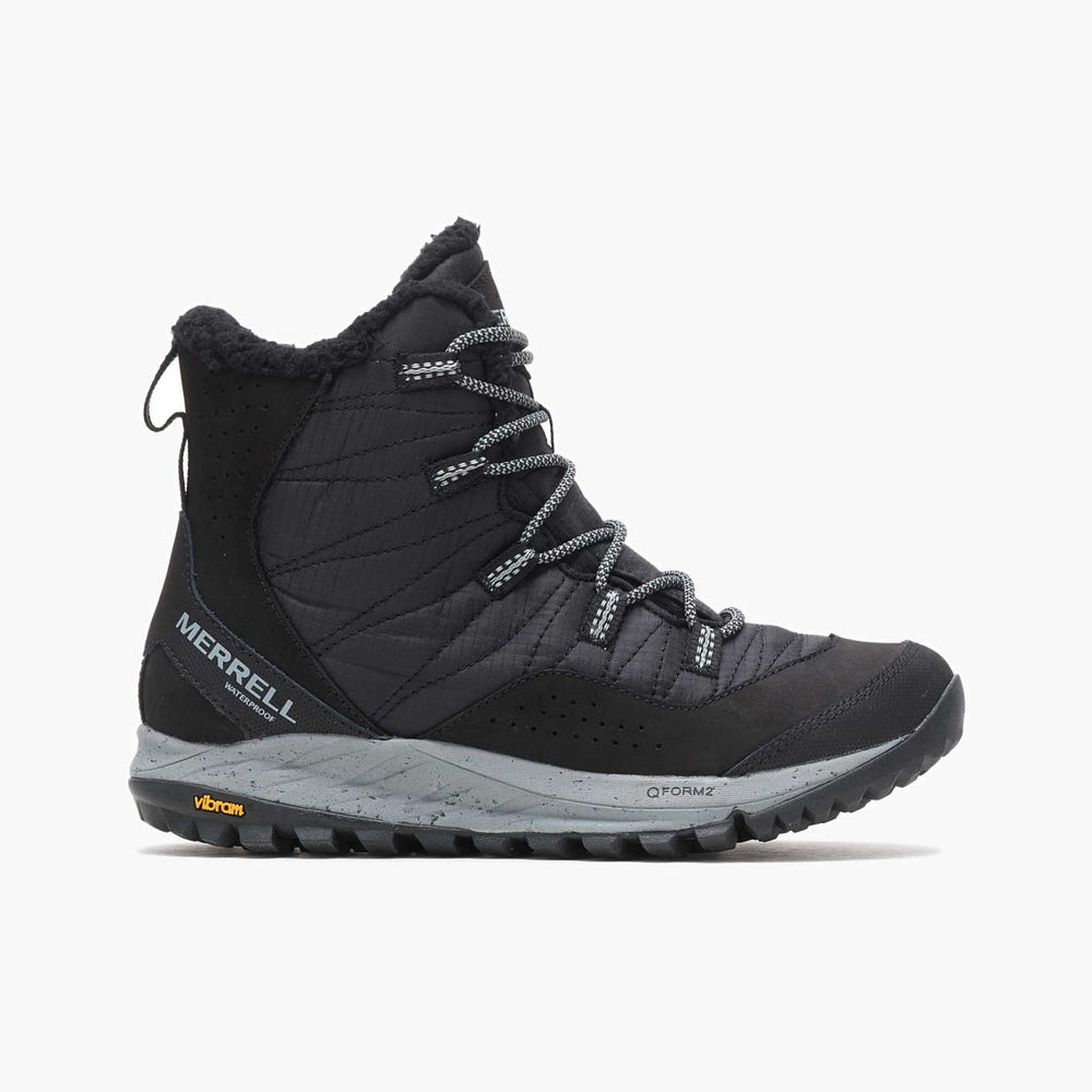 Merrell Antora Sneaker Boot Waterproof Black | Women Boots