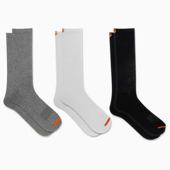 Merrell Cushioned Cotton Crew Sock 3 Pack Black Assorted | Women/Men Socks