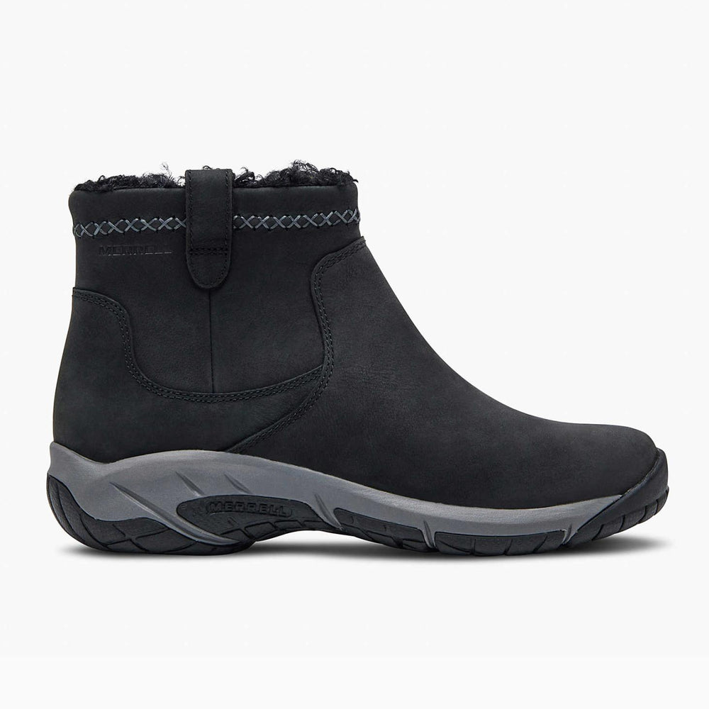 Merrell Encore 4 Bluff Zip Polar Waterproof Black | Women Boots
