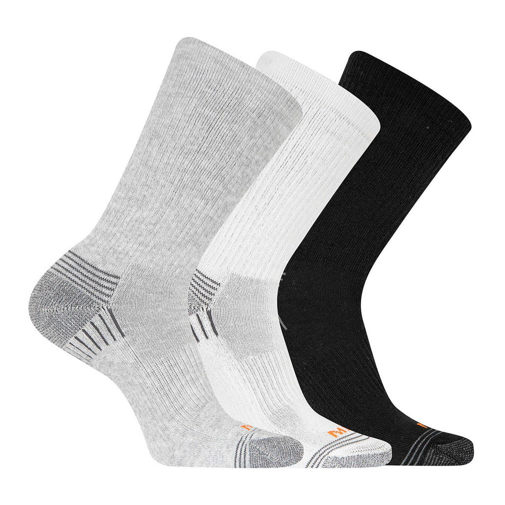 Merrell Hiker Crew Sock 3 Pack Grey Heather Asst | Women/Men Socks