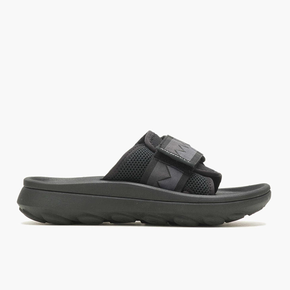 Merrell Hut Ultra Slide Black/black | Women Slip-Ons