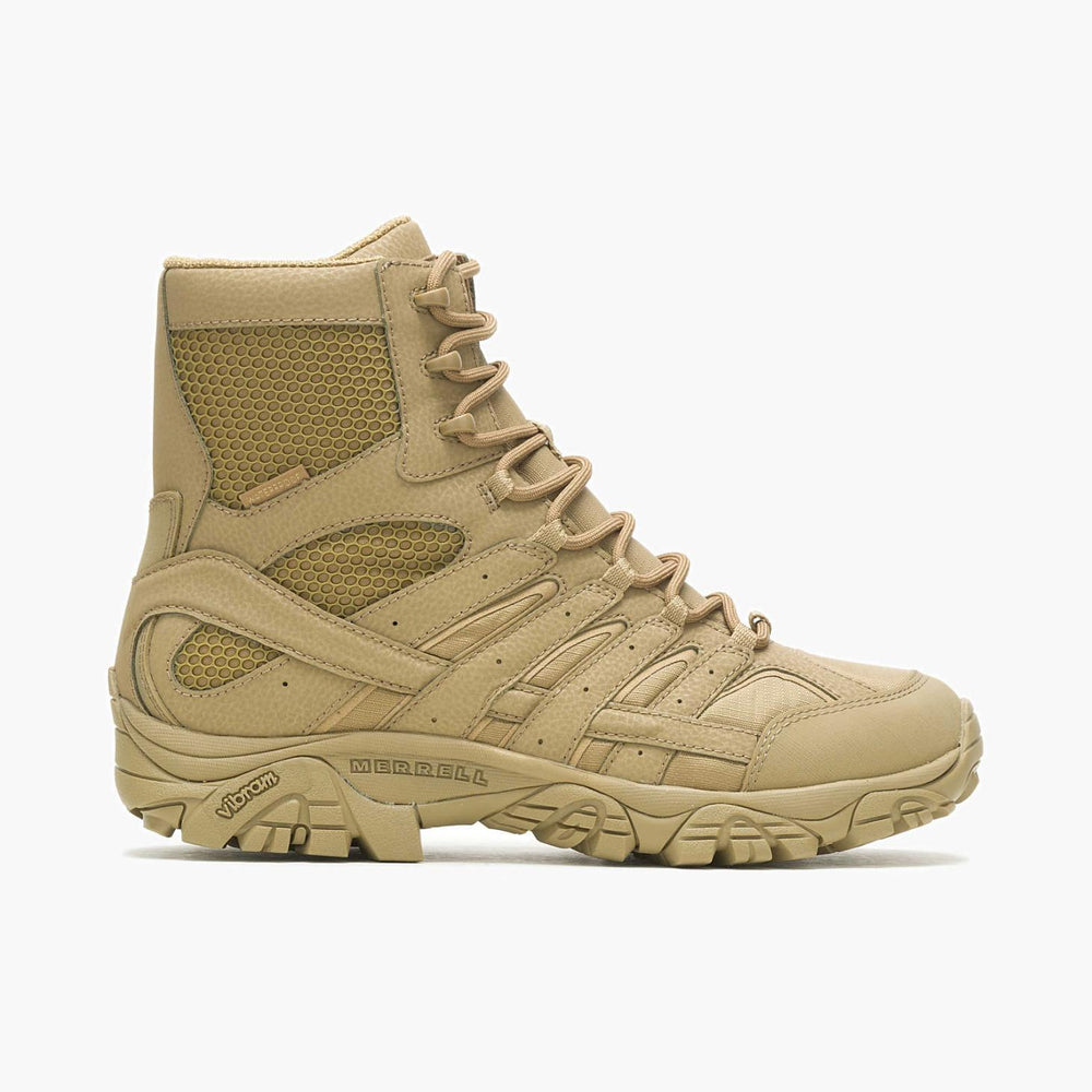 Merrell Moab 2 8" Tactical Waterproof Boot Coyote | Men Boots