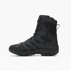 Merrell Moab 3 8" Tactical Zip Wp Wide Width Black | Men Boots
