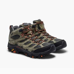 Merrell Moab 3 Mid Waterproof Olive | Men Boots
