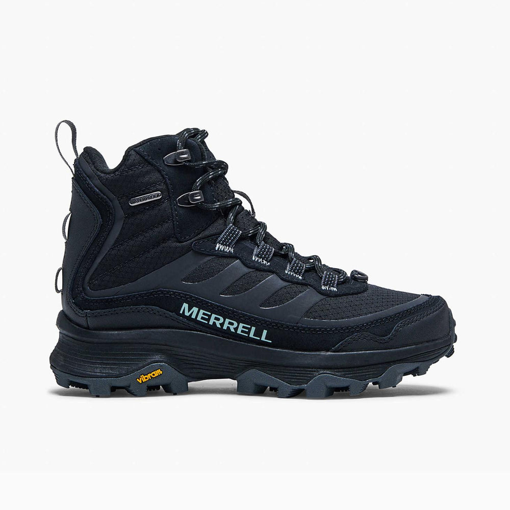 Merrell Moab Speed Thermo Mid Waterproof Black | Women Boots