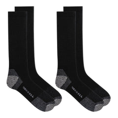 Merrell Rugged Steel Toe Crew Sock 2 Pack Black | Women/Men Socks