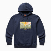 Merrell Sun Burst Fleece Hoody Navy Heather | Men Tops