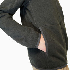 Merrell Sweater Weather Full Zip Asphalt Heather | Women Tops