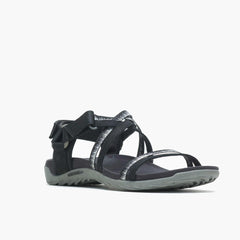 Merrell Terran 3 Cush Lattice Wide Width Black | Women Sandals