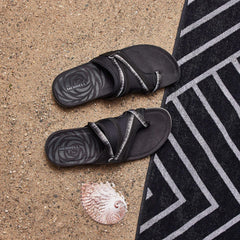 Merrell Terran 3 Cush Post Wide Width Black | Women Sandals