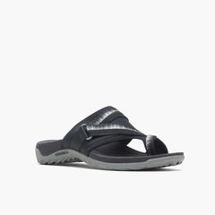 Merrell Terran 3 Cush Post Wide Width Black | Women Sandals