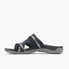 Merrell Terran 3 Cush Post Wide Width Black | Women Sandals