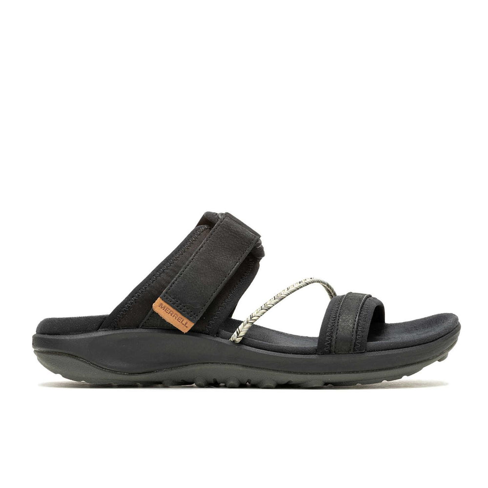 Merrell Terran 4 Slide Wide Width Black | Women Slip-Ons