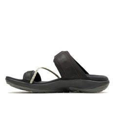 Merrell Terran 4 Slide Wide Width Black | Women Slip-Ons