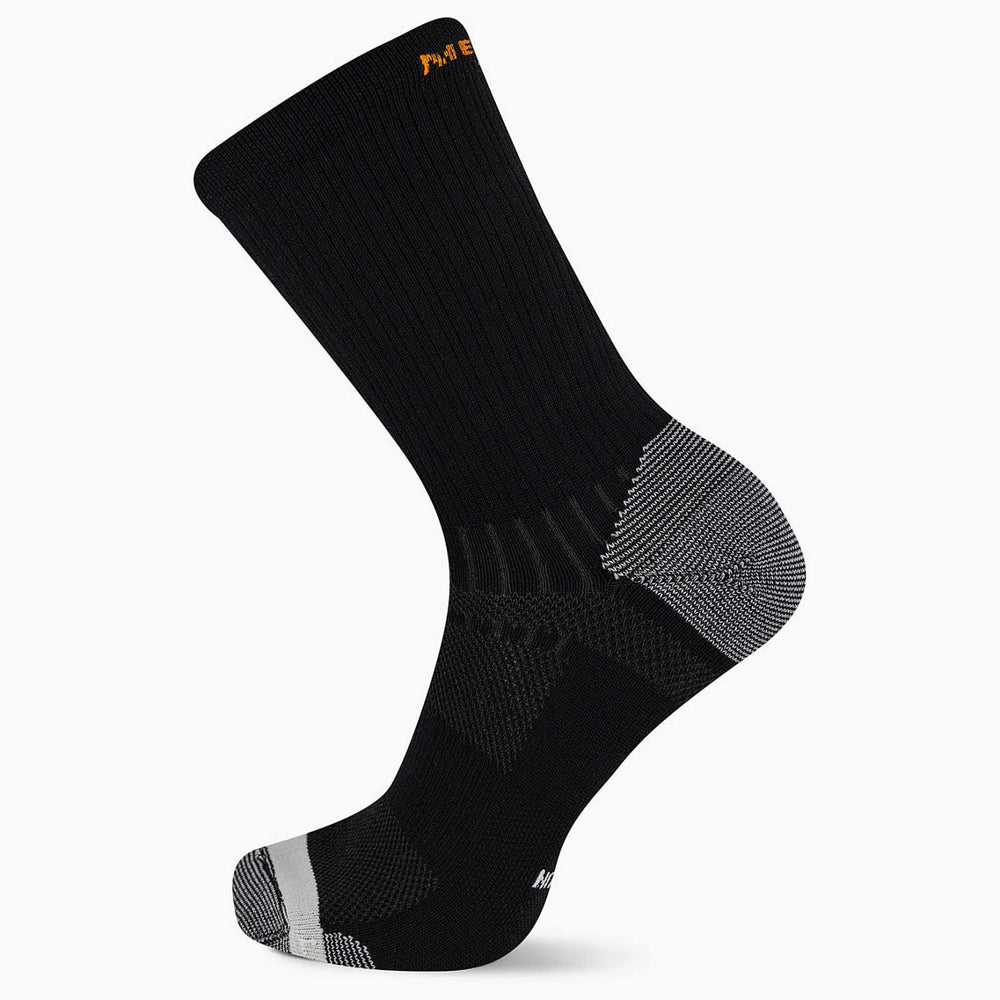 Merrell Trail Runner Light Crew Sock Black | Women/Men Socks