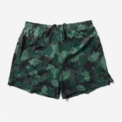 Merrell Trail Running Short Sea Moss Leaf Print | Men Bottoms
