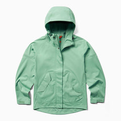 Merrell Whisper Rain Shell Jade | Women Outerwear