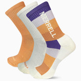 Merrell Wool Everyday Crew Sock 3 Pack Cream Assorted | Women/Men Socks
