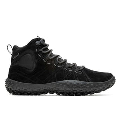 Merrell Wrapt Mid Waterproof Black/black | Women Barefoot