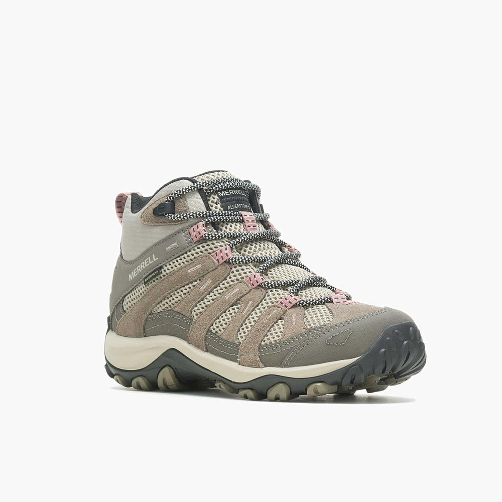 Merrell Alverstone 2 Mid Waterproof Wide Width Aluminum | Women Wide Widths