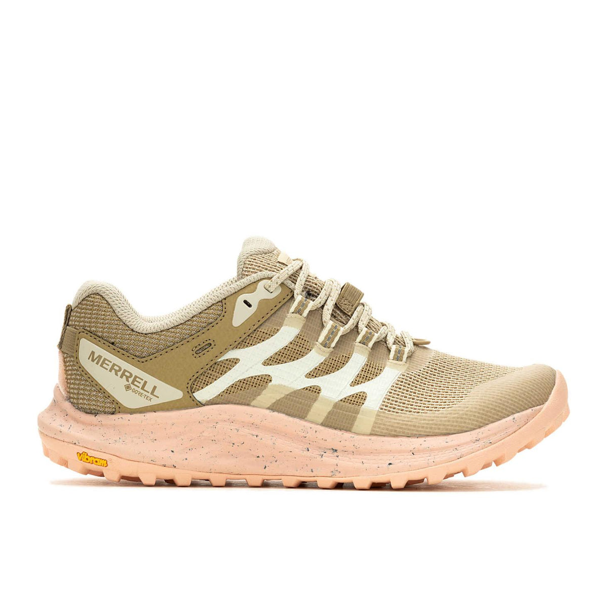 Merrell Antora 3 Gore-Tex® Khaki/peach | Women Sneakers