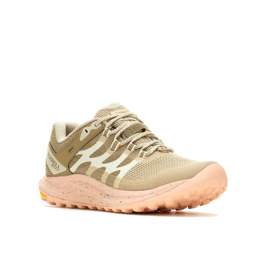 Merrell Antora 3 Gore-Tex® Khaki/peach | Women Sneakers