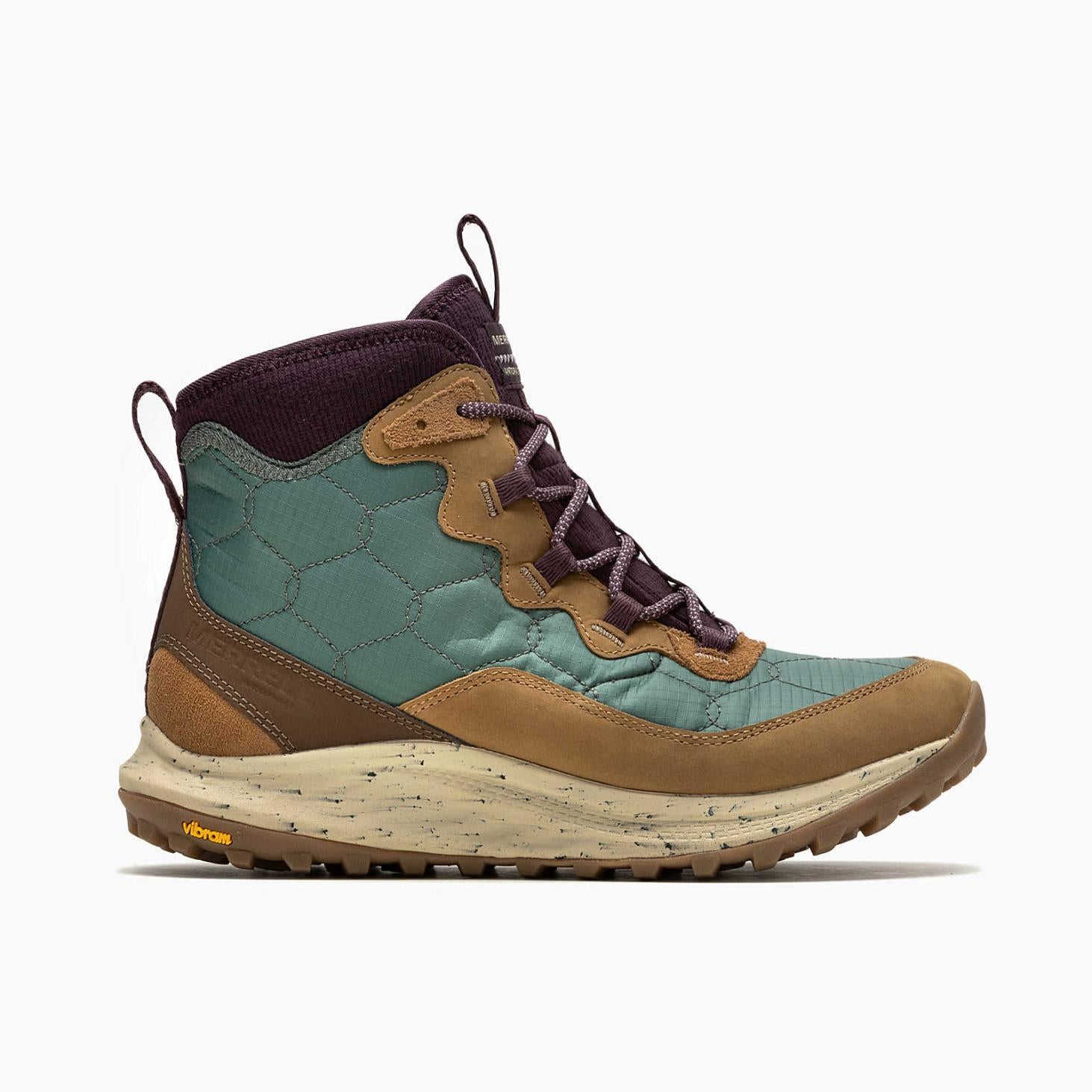 Merrell Antora 3 Thermo Mid Zip Waterproof Forest | Women Sneakers