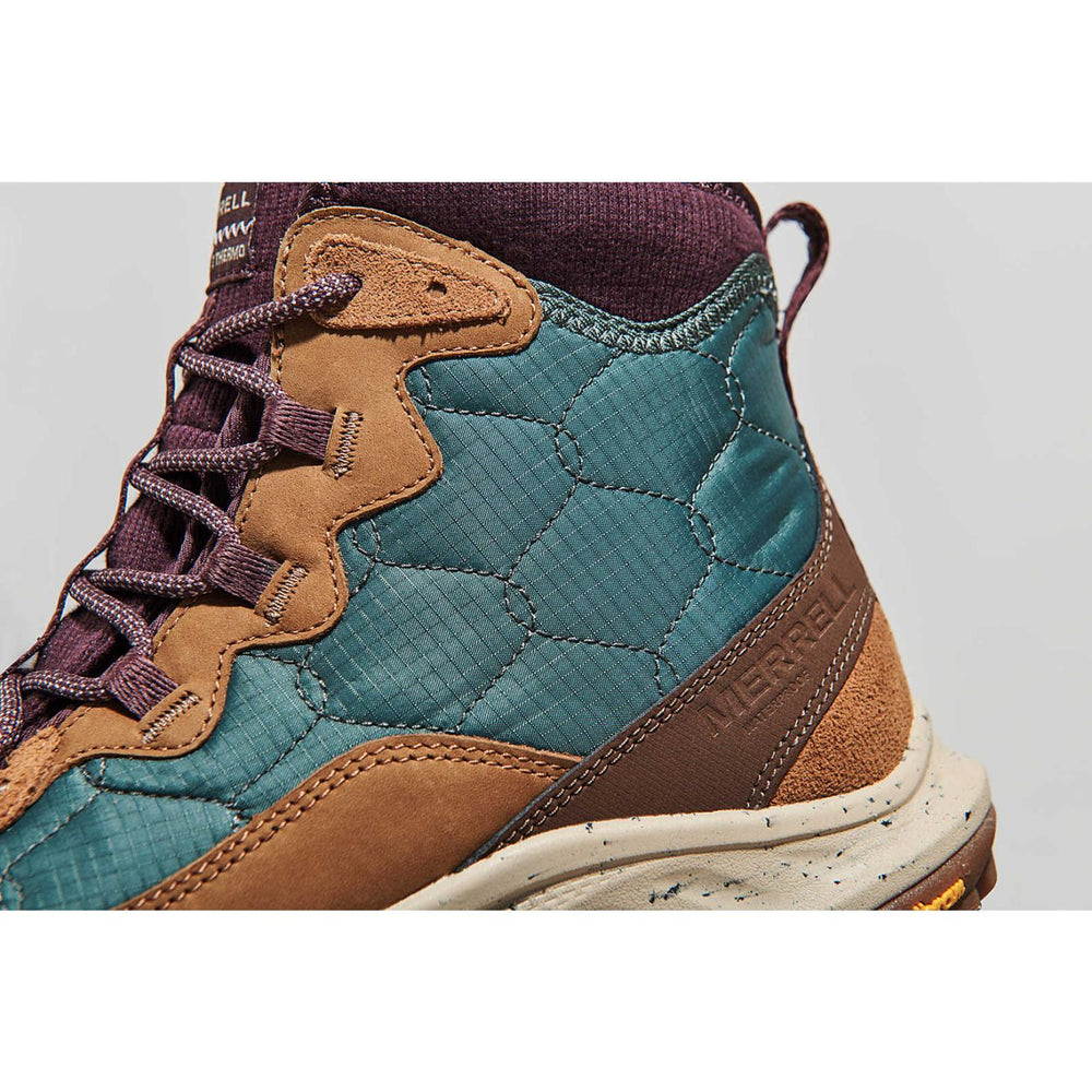Merrell Antora 3 Thermo Mid Zip Waterproof Forest | Women Sneakers