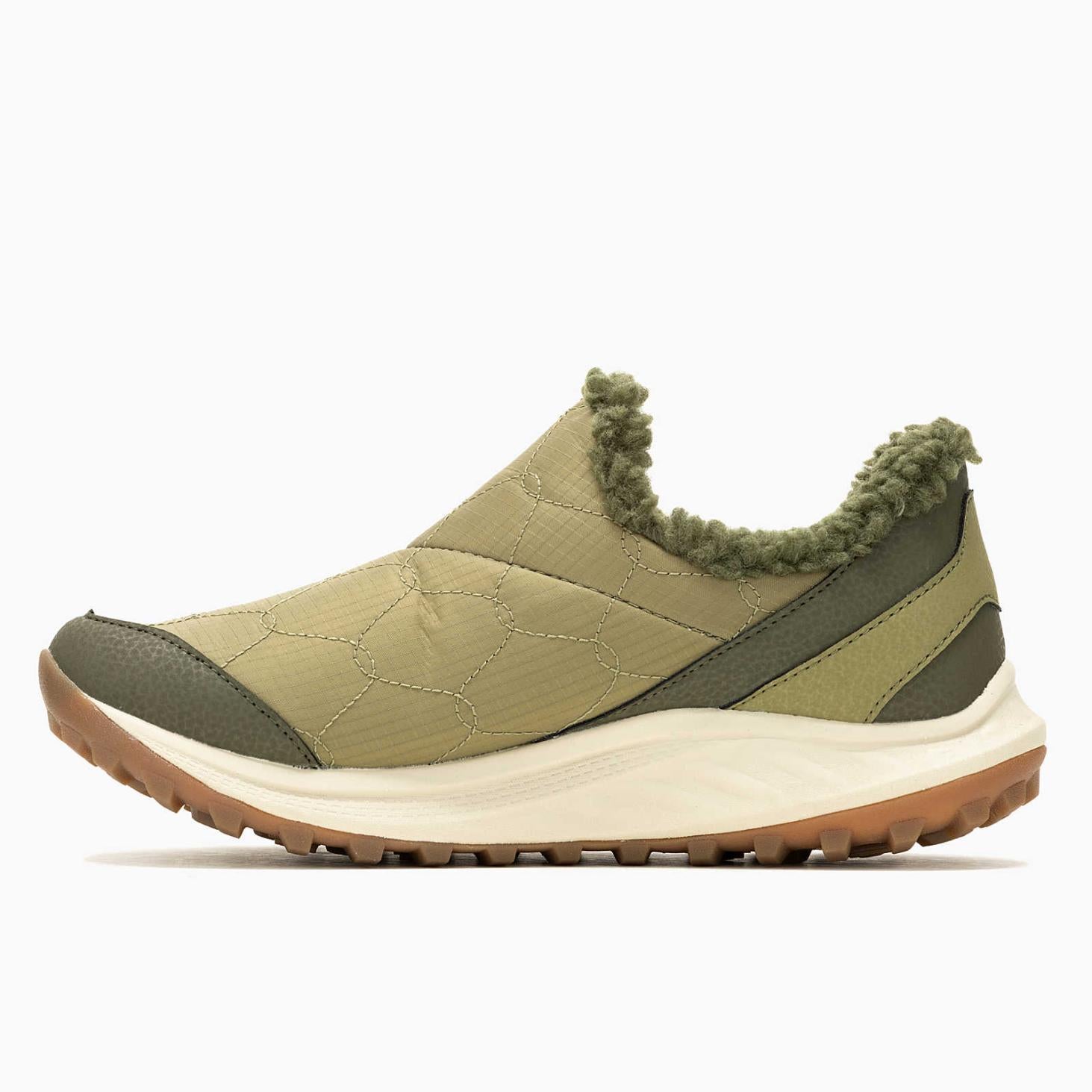 Merrell Antora 3 Thermo Moc Olive | Women Slip-Ons