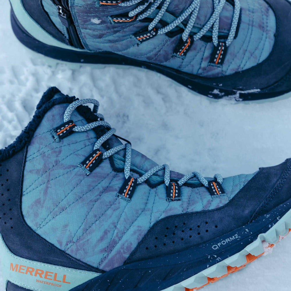 Merrell Antora Sneaker Boot Waterproof X See America Arctic | Women Sneakers
