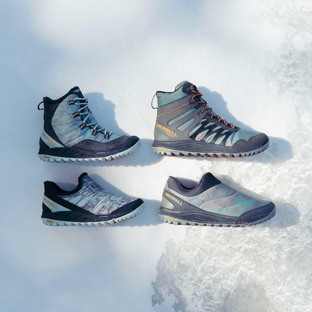 Merrell Antora Sneaker Boot Waterproof X See America Arctic | Women Sneakers