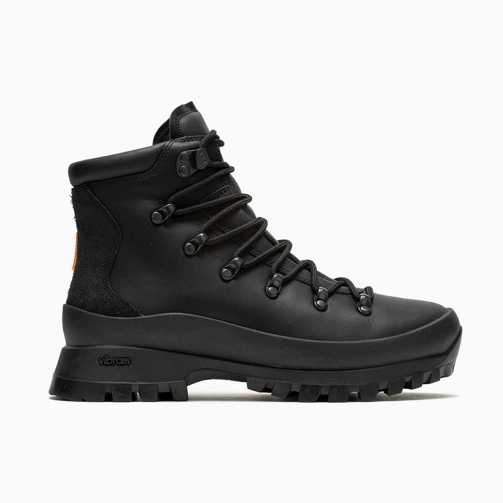 Merrell Bristol Hiker Mid Black/black | Women Boots