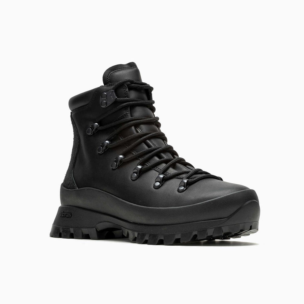Merrell Bristol Hiker Mid Black/black | Women Boots