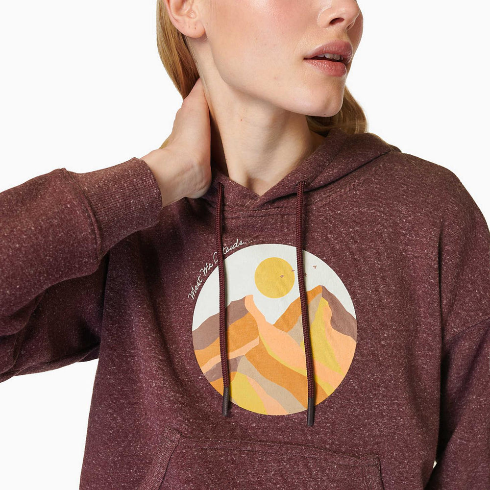 Merrell Circle Outside Hoody Wine Tasting Heather | Women Tops