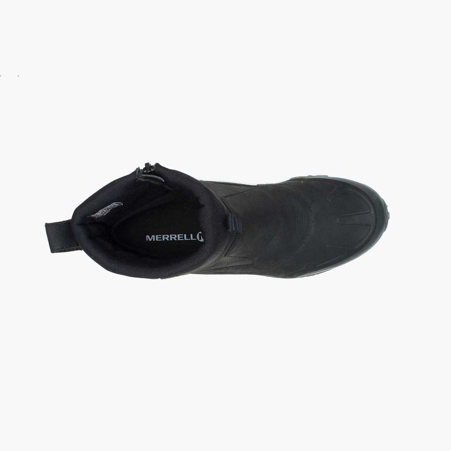 Merrell Coldpack Ice+ 8" Zip Polar Waterproof Black | Men Winter Boots