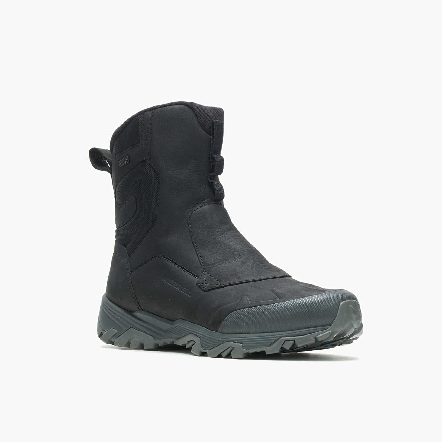 Merrell Coldpack Ice+ 8" Zip Polar Waterproof Black | Men Winter Boots