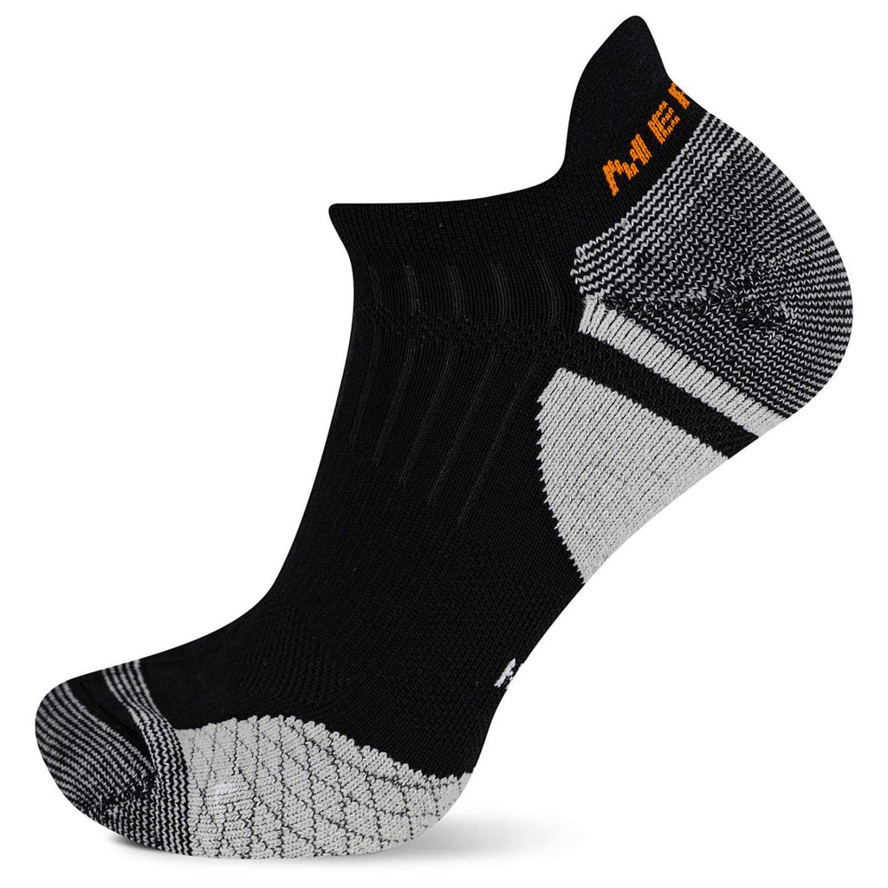 Merrell Cushion Trail Runner Tab Sock Black | Women/Men Socks