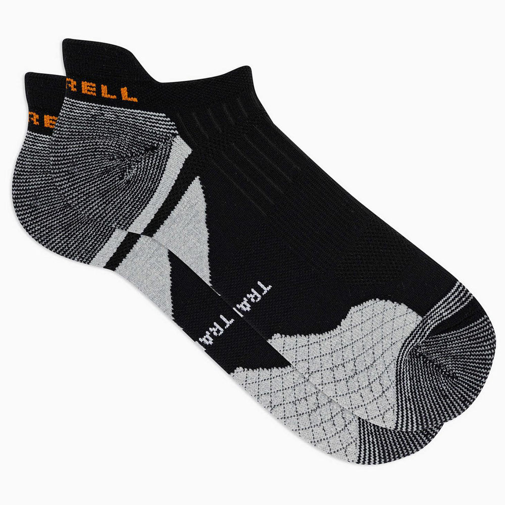 Merrell Cushion Trail Runner Tab Sock Black | Women/Men Socks