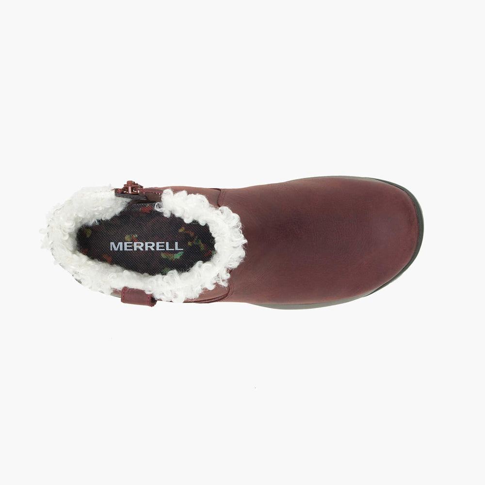 Merrell Encore 4 Bluff Zip Polar Waterproof Sable | Women Winter Boots