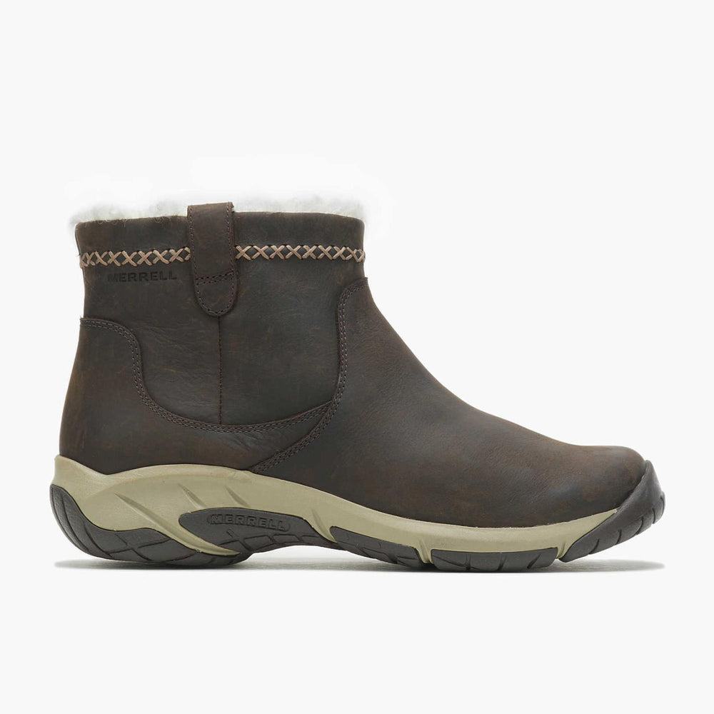 Merrell Encore 4 Bluff Zip Polar Waterproof Wide Width Espresso | Women Boots