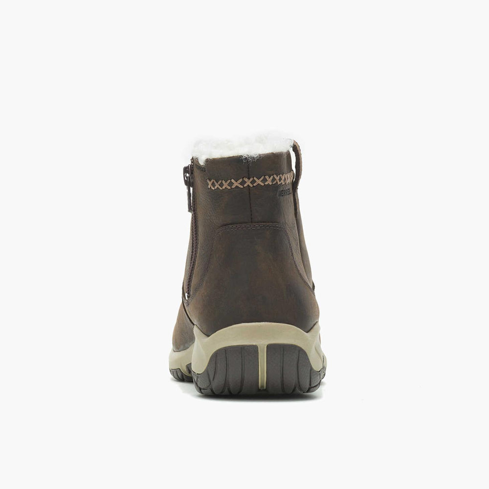 Merrell Encore 4 Bluff Zip Polar Waterproof Wide Width Espresso | Women Boots