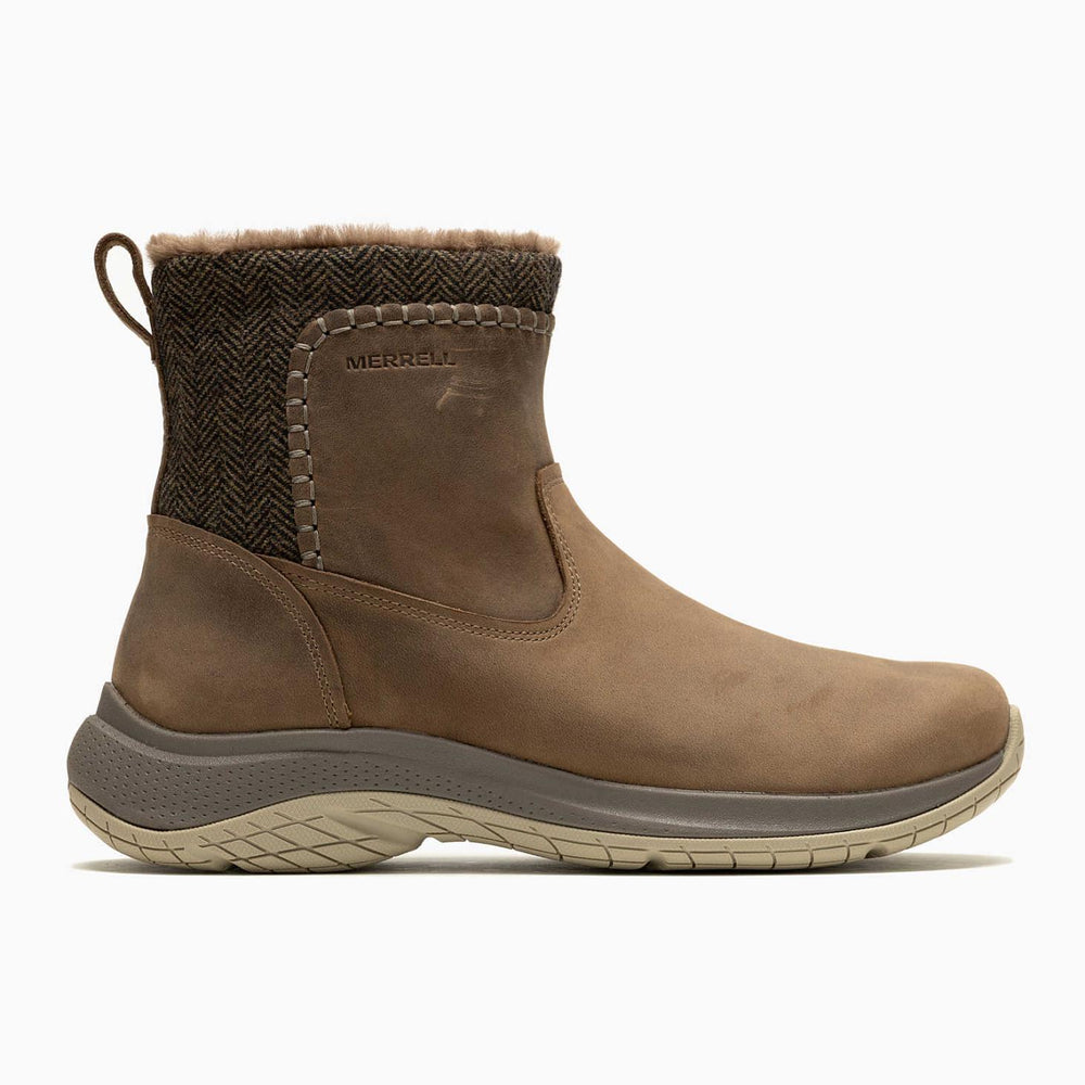 Merrell Encore Ice 5 Mid Zip Olive | Women Boots