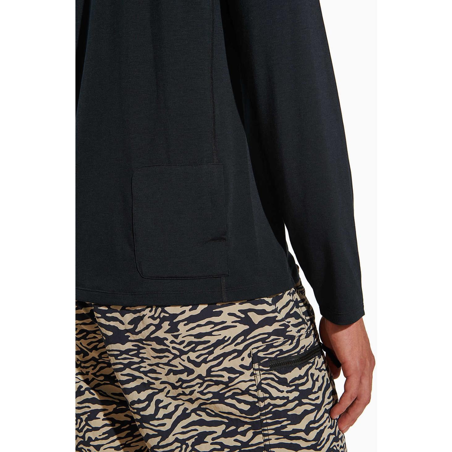 Merrell Everyday Long Sleeve Tee With Tencel™ Black | Men Tops