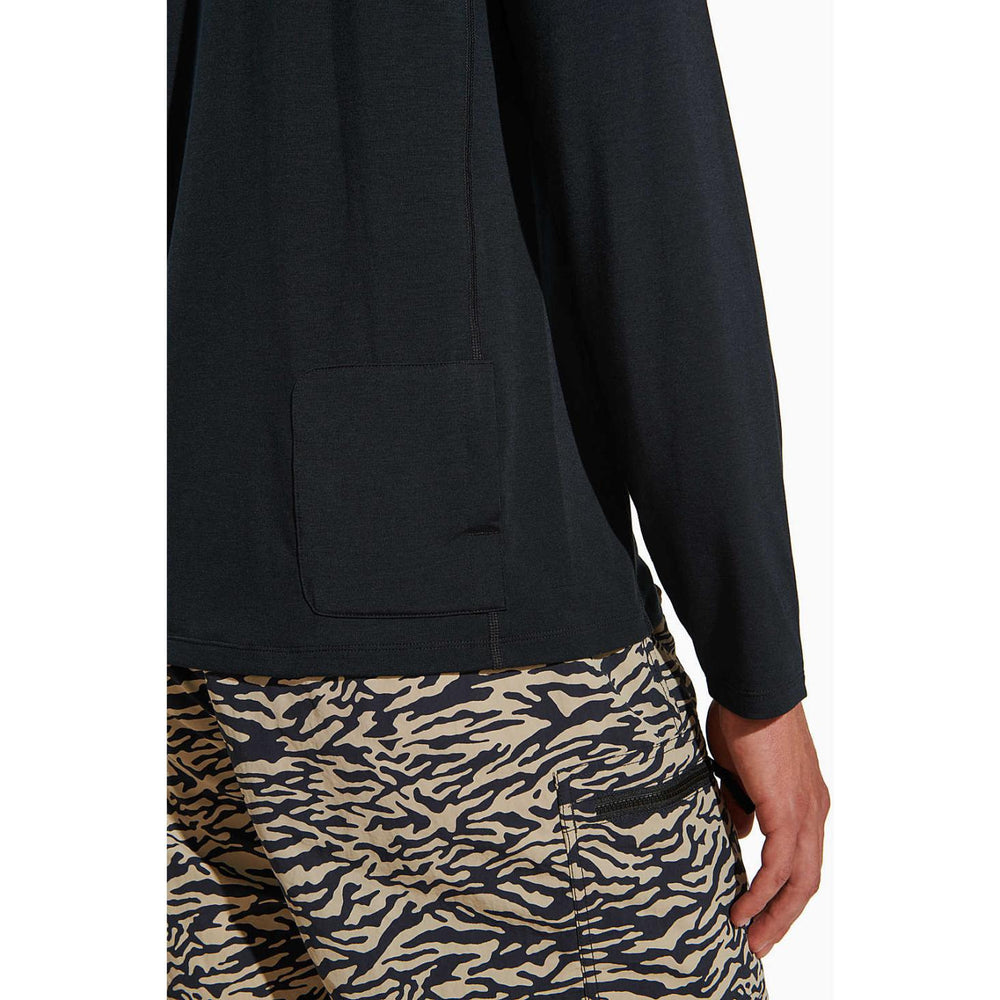 Merrell Everyday Long Sleeve Tee With Tencel™ Black | Men Tops