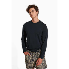 Merrell Everyday Long Sleeve Tee With Tencel™ Black | Men Tops