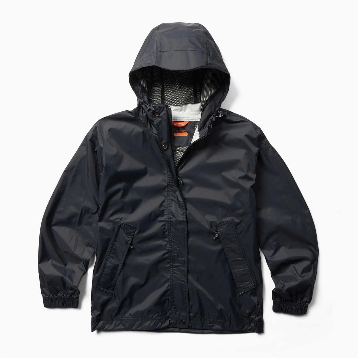 Merrell Fallon Rain Jacket Black | Women Outerwear