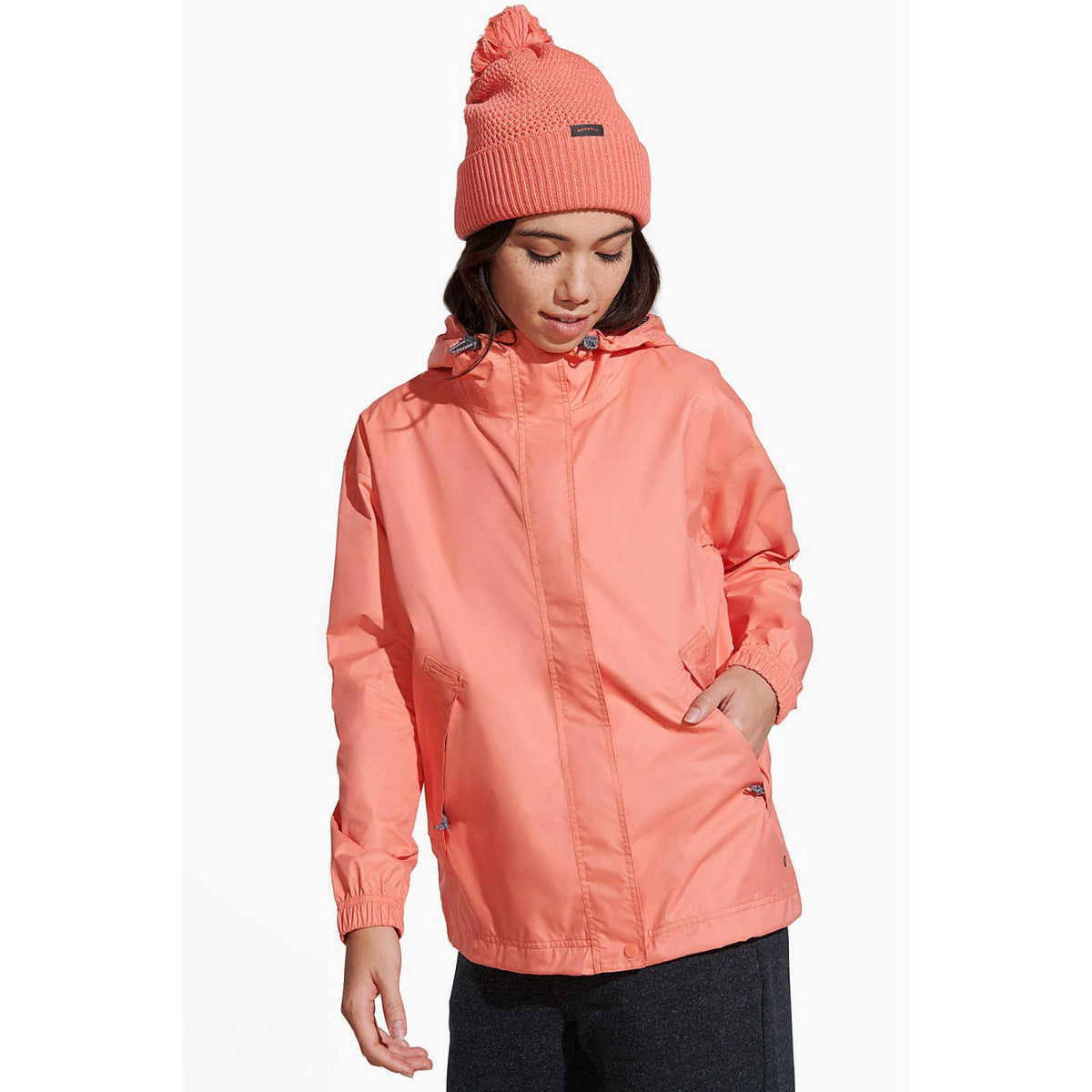 Merrell Fallon Rain Jacket Peach Echo | Women Outerwear
