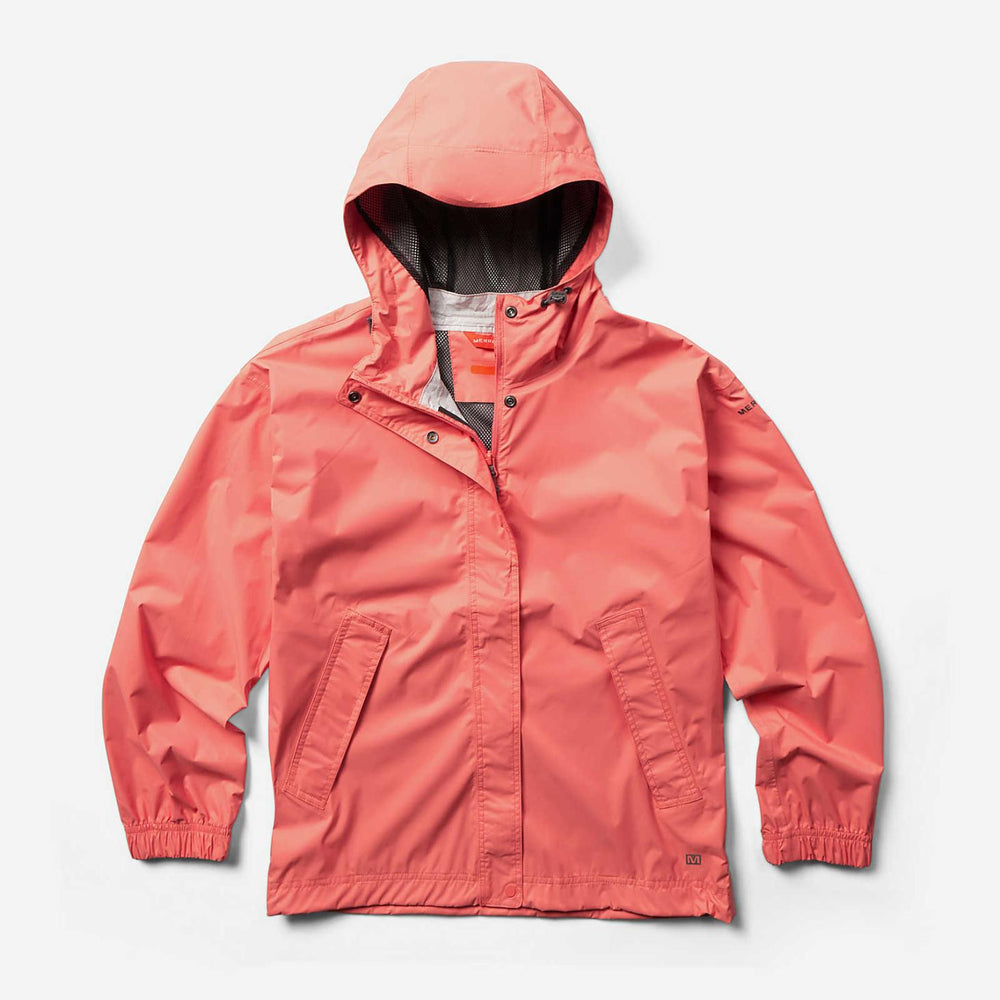 Merrell Fallon Rain Jacket Peach Echo | Women Outerwear