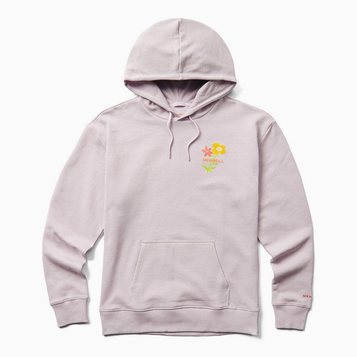 Merrell Floral Fleece Hoody Orchid Hush | Women Tops