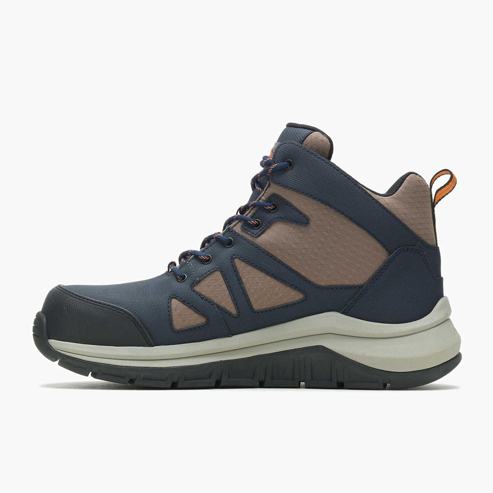 Merrell Fullbench Speed Mid Carbon Fiber Navy | Men Boots